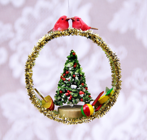 Glass Ring Ornaments